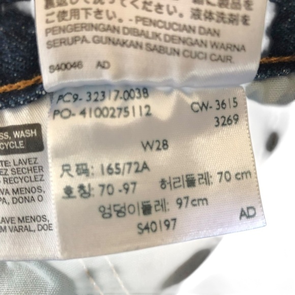 Levi’s 501 Mid Rise Jean Shorts Size 28 Echo Park - Picture 12 of 12